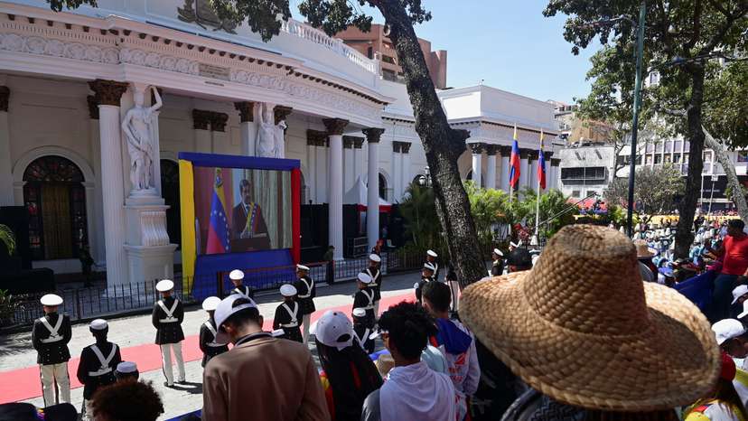 Nicolas Maduro is sworn in for his third term as Venezuela's President, in Caracas