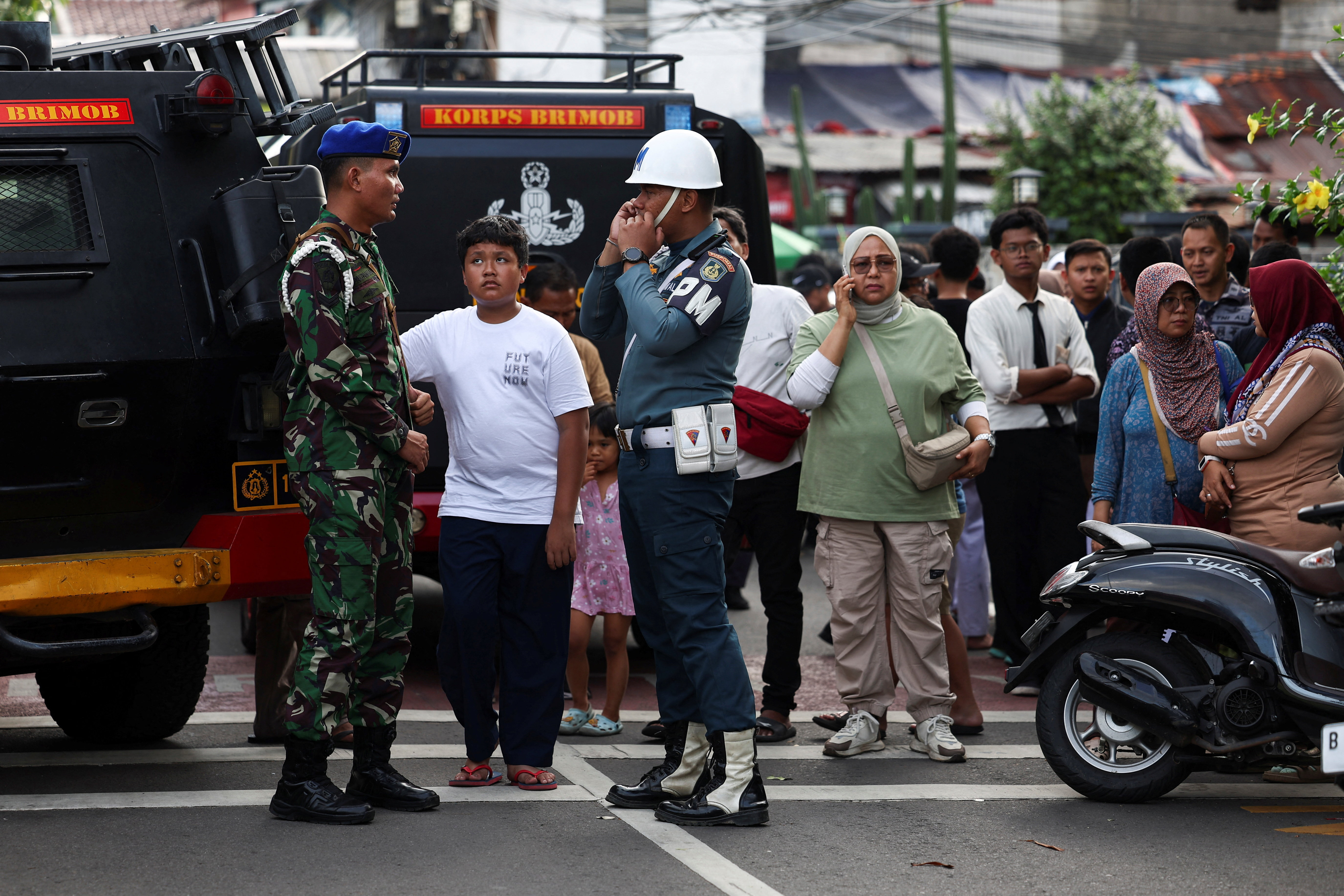 Explosion at a school complex in Jakarta