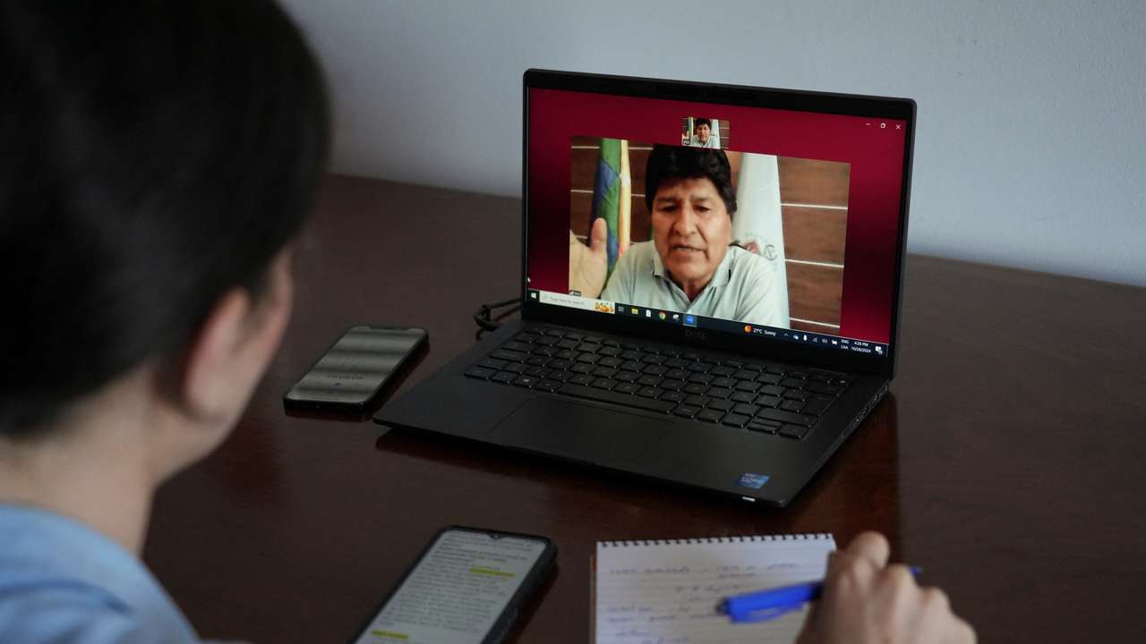 Bolivia's former president Evo Morales speaks to Reuters following alleged assassination attempt