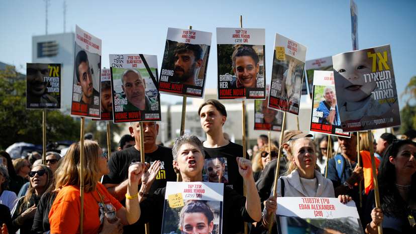 Release of hostages as part of ceasefire deal in Gaza between Hamas and Israel