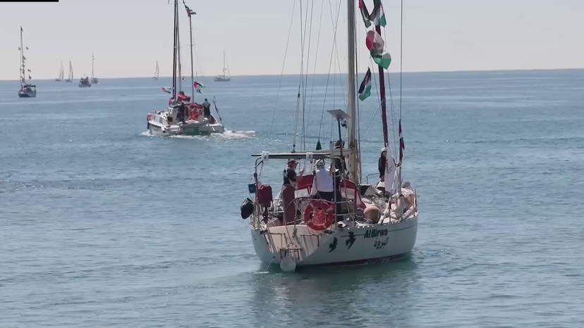 Boats depart Barcelona to join international floti