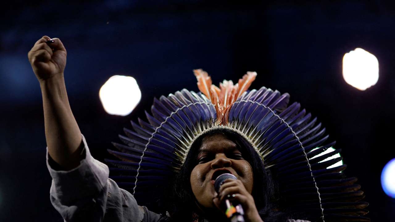 'Brazil is Indigenous Land' festival, in Brasilia
