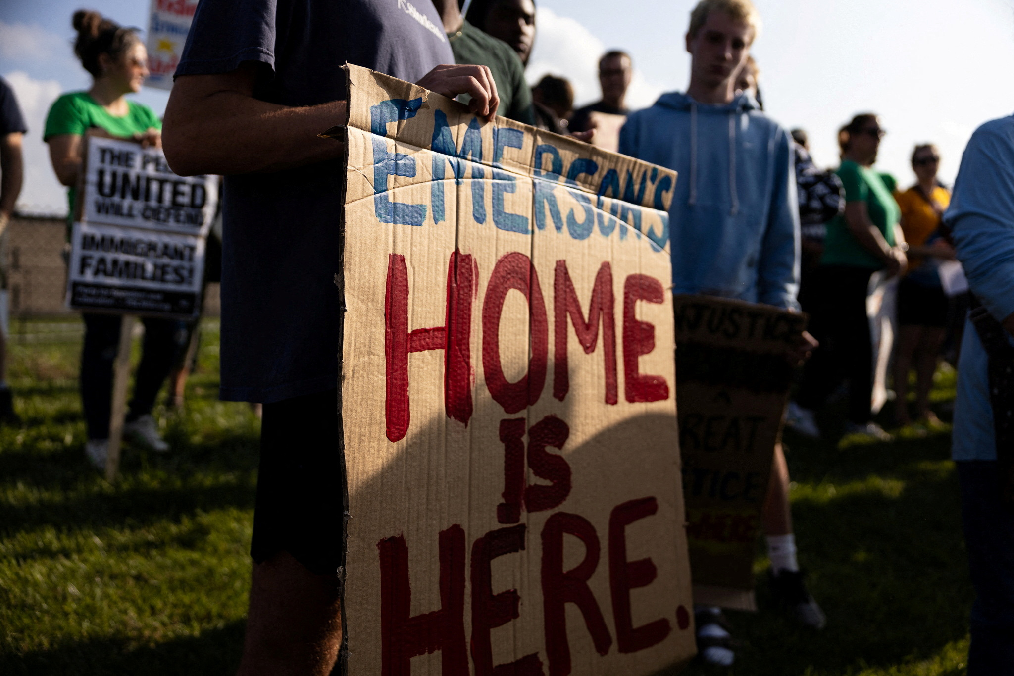 FILE PHOTO: Protest by supporters of detained Honduran teenager Emerson Colindres in Hamilton