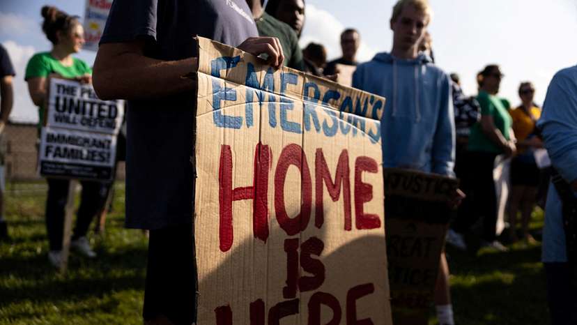 FILE PHOTO: Protest by supporters of detained Honduran teenager Emerson Colindres in Hamilton
