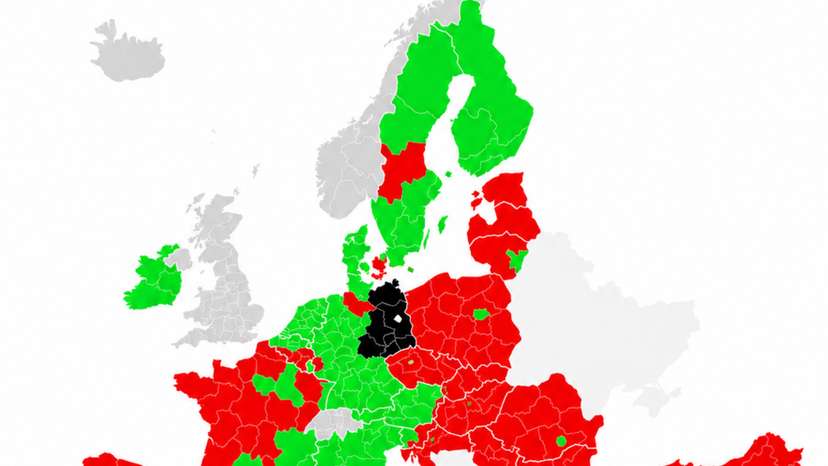 East Germany still outperforms many European regions on GDP per capita