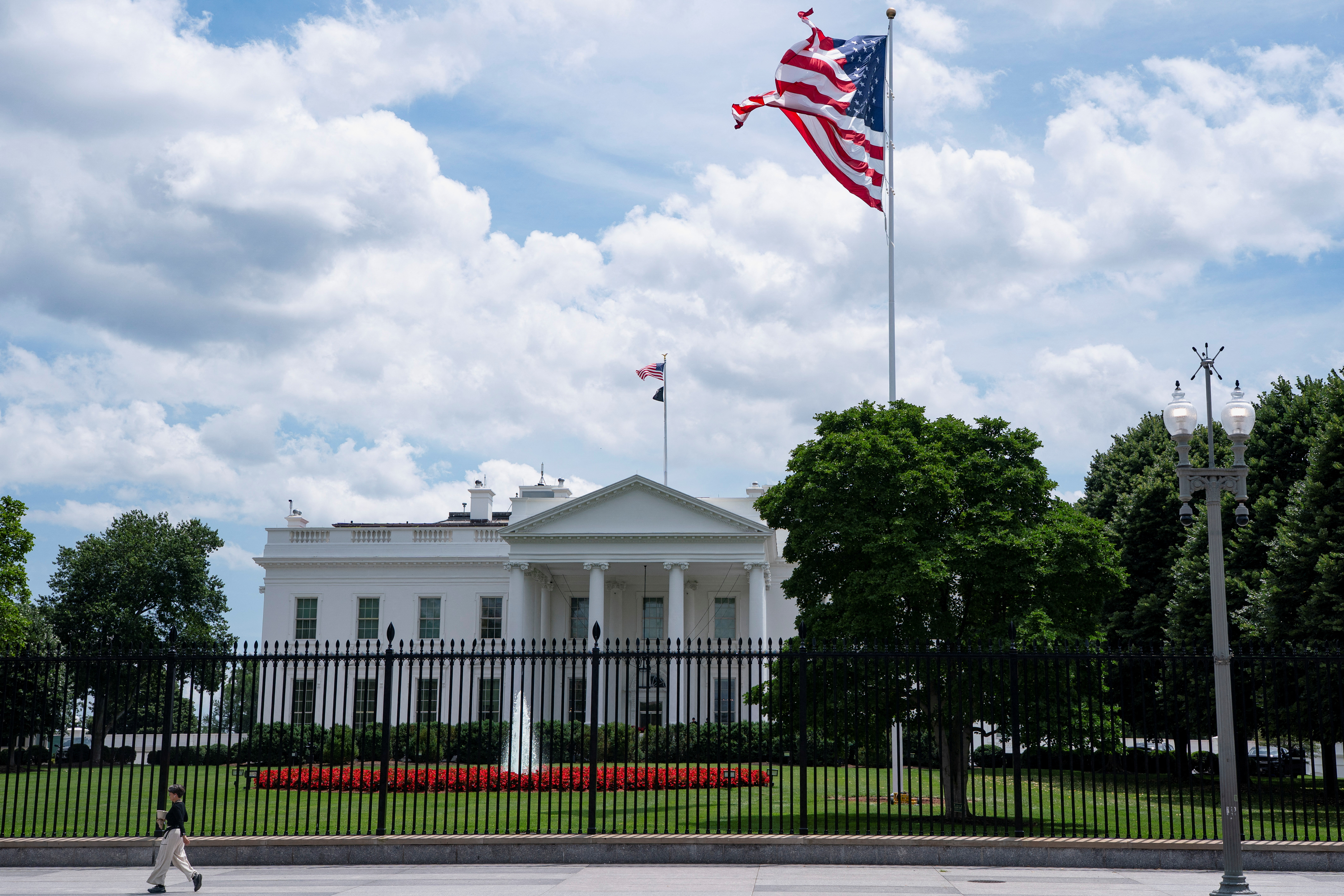 Trump Administration Adds Flag Poles to White House Grounds