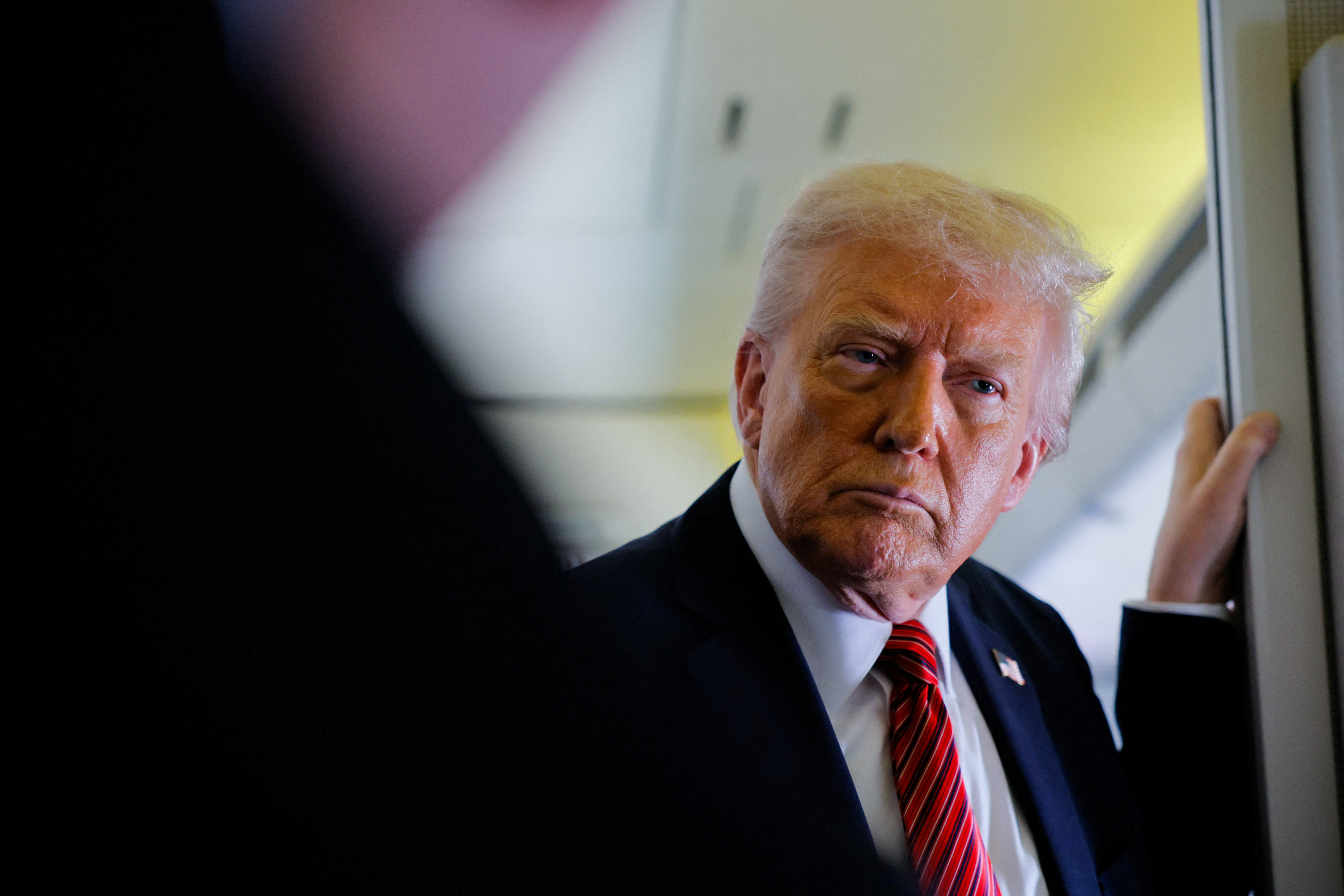 U.S. President Trump travels to Qatar