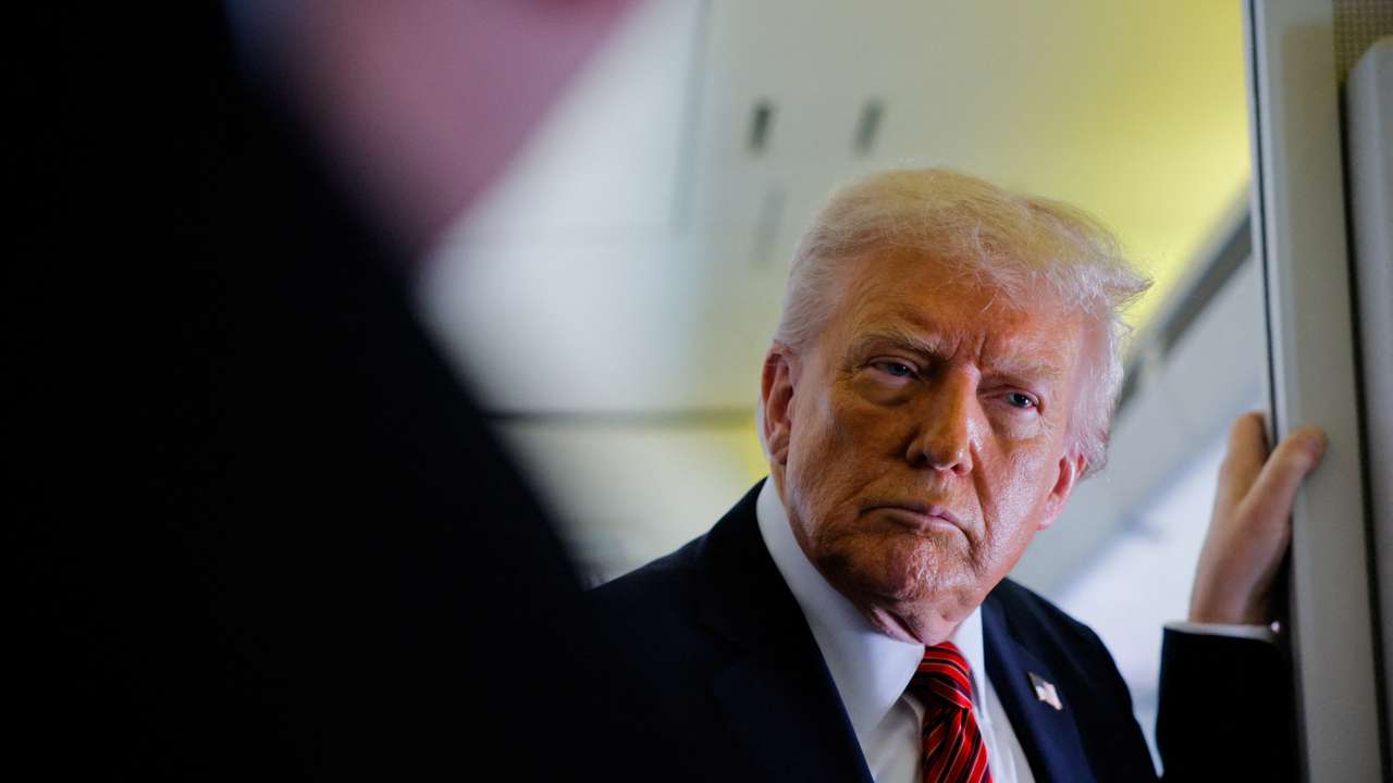 U.S. President Trump travels to Qatar