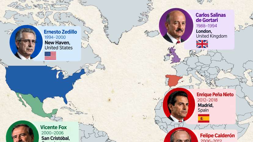 Where Mexico’s former presidents live after leaving office