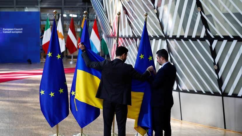 EU leaders meet to discuss Ukraine and European defence, in Brussels