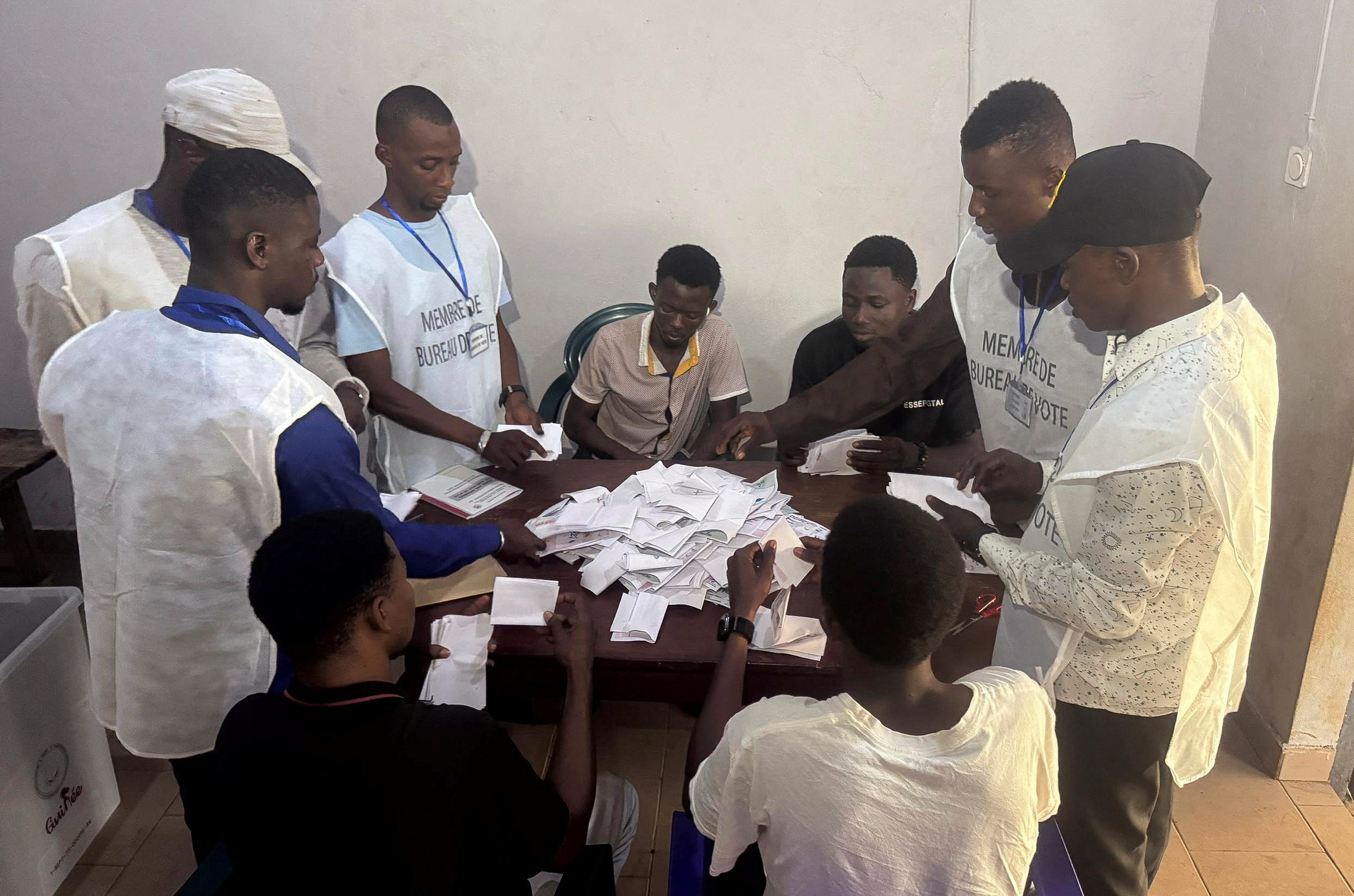 Referendum on new Guinean constitution, in Conakry