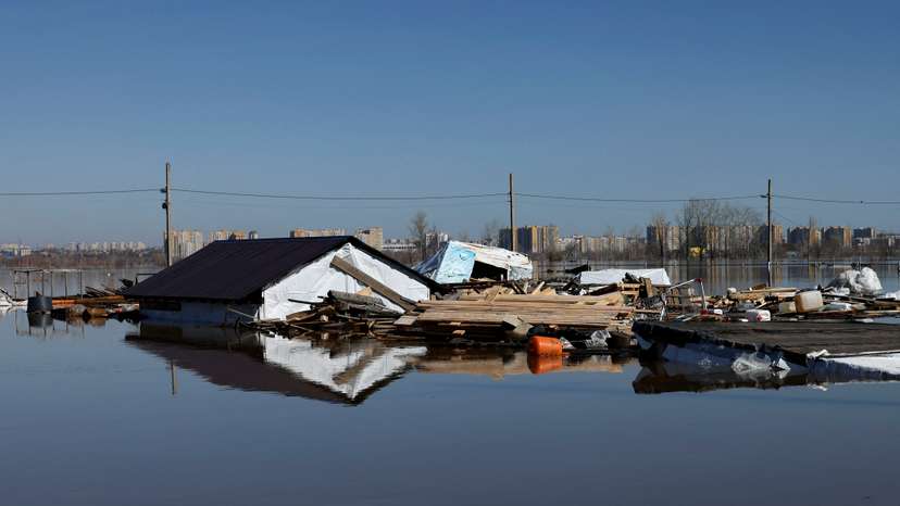 Flooding in Orenburg region