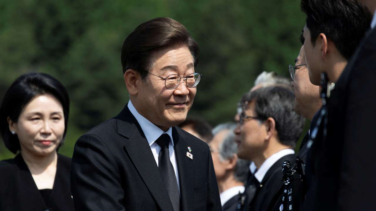 South Korean President Lee Jae-myung attends the 70th Memorial Day ceremony