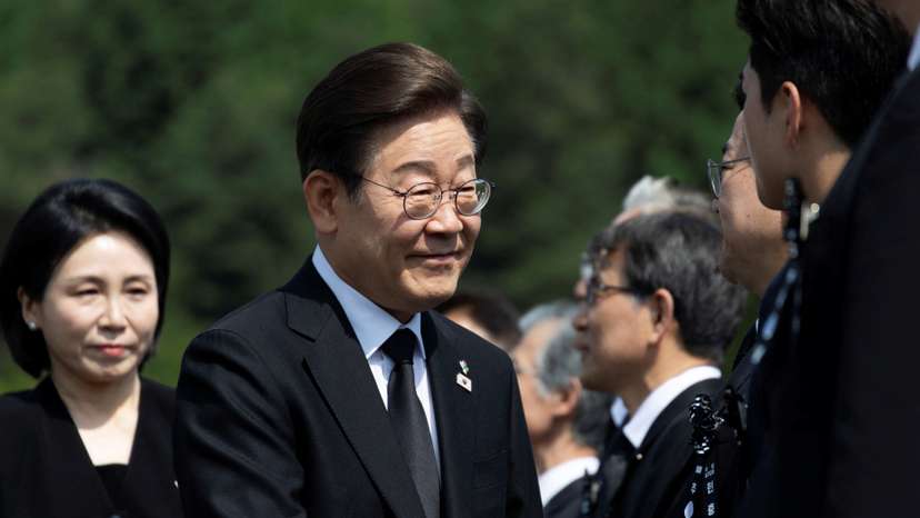 South Korean President Lee Jae-myung attends the 70th Memorial Day ceremony