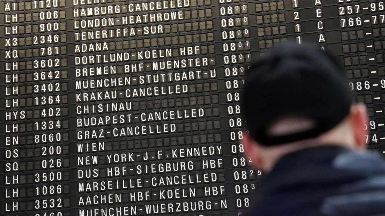 Lufthansa ground staff at major German airports call strike