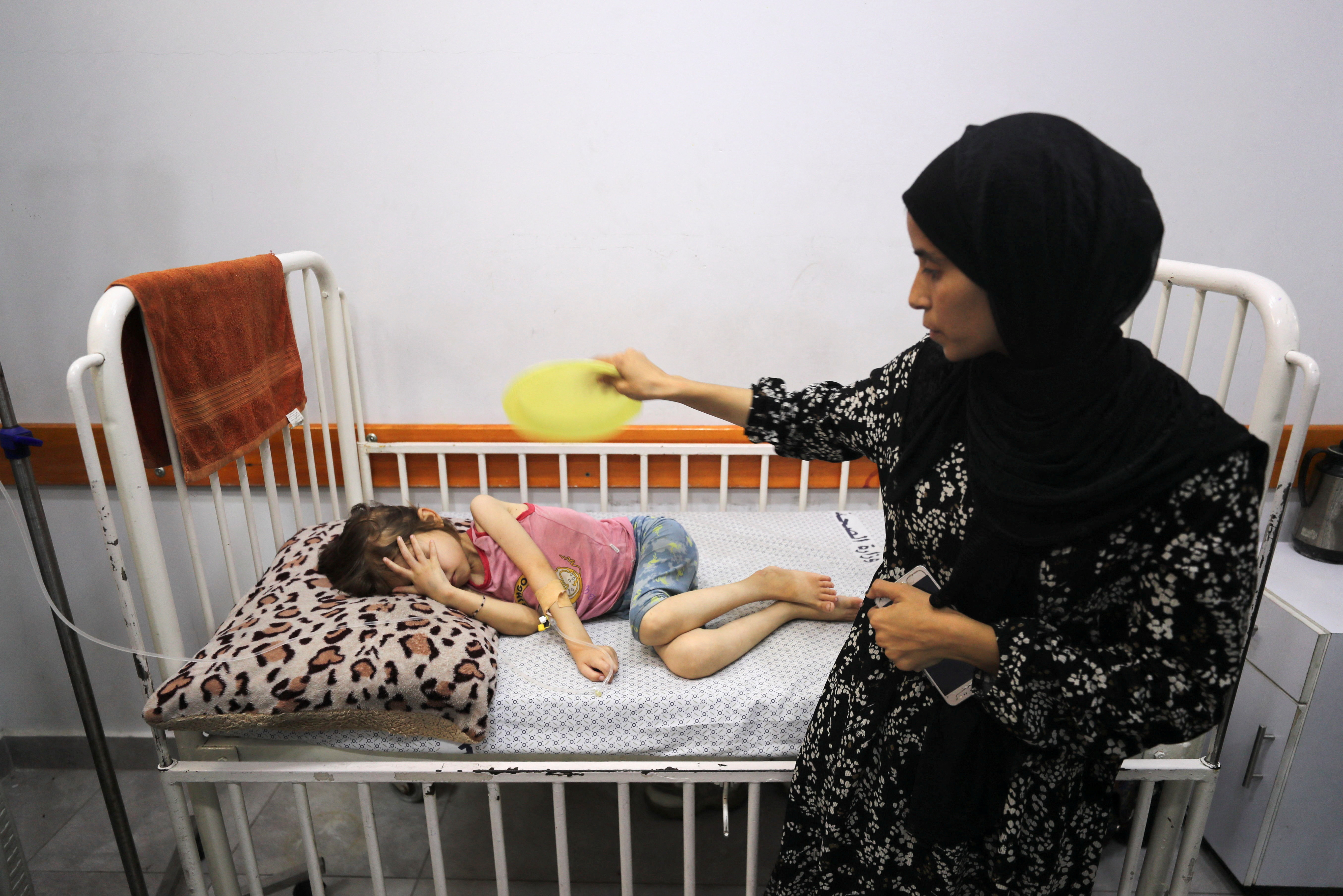 Family of Gaza malnourished child hope to evacuate for treatment in Gaza City