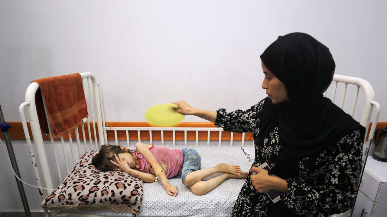 Family of Gaza malnourished child hope to evacuate for treatment in Gaza City