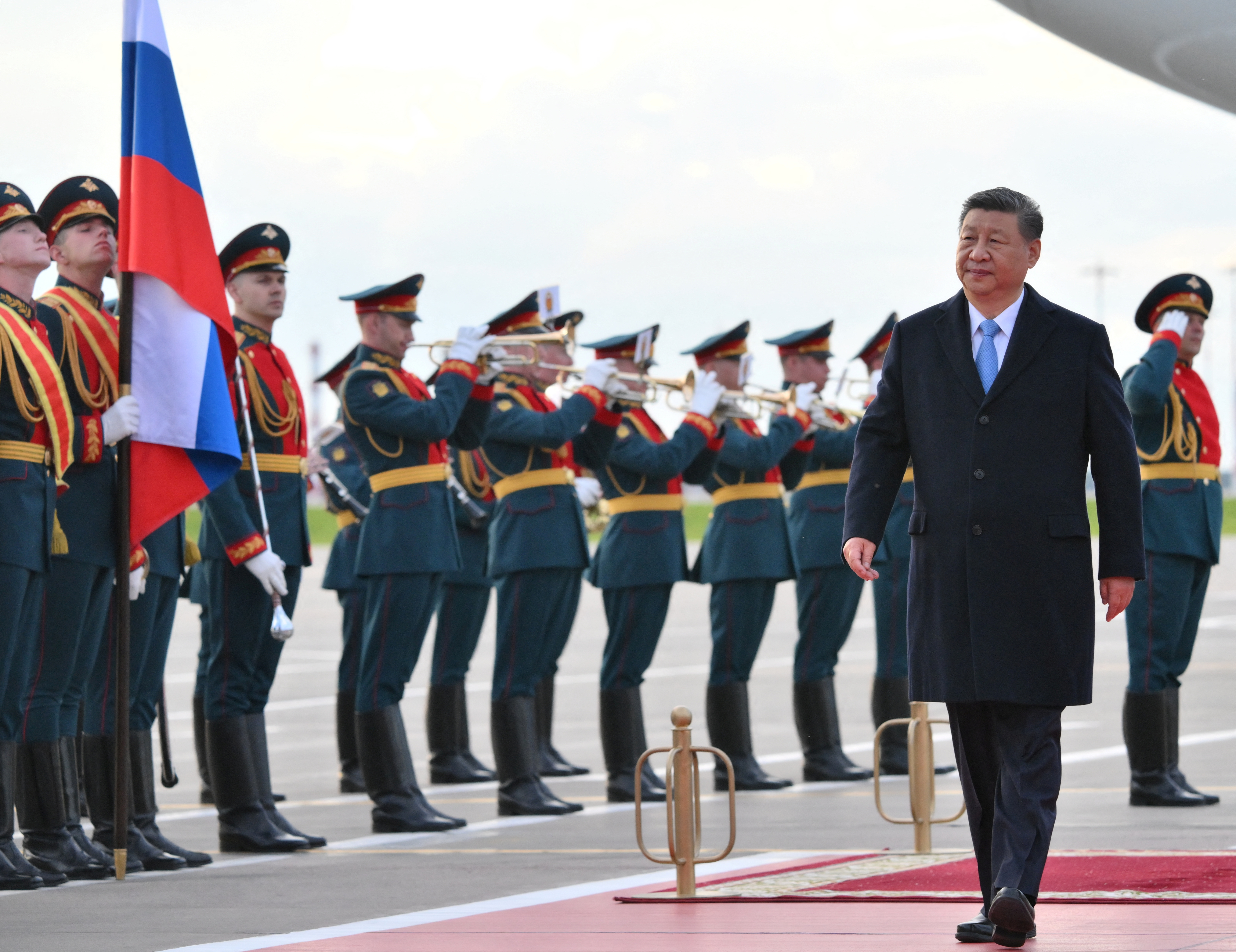 Chinese President Xi Jinping arrives in Moscow ahead of Victory Day celebrations
