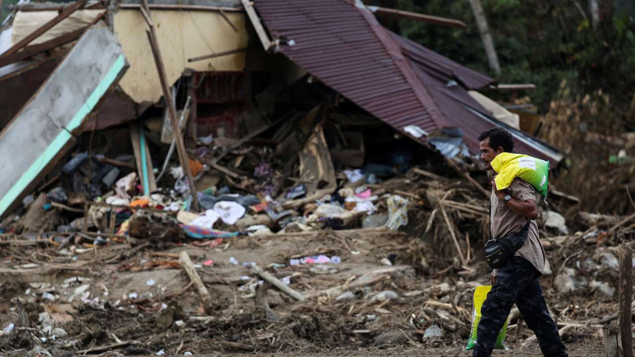 Aftermath of deadly flash flood in Batang Toru, South Tapanuli