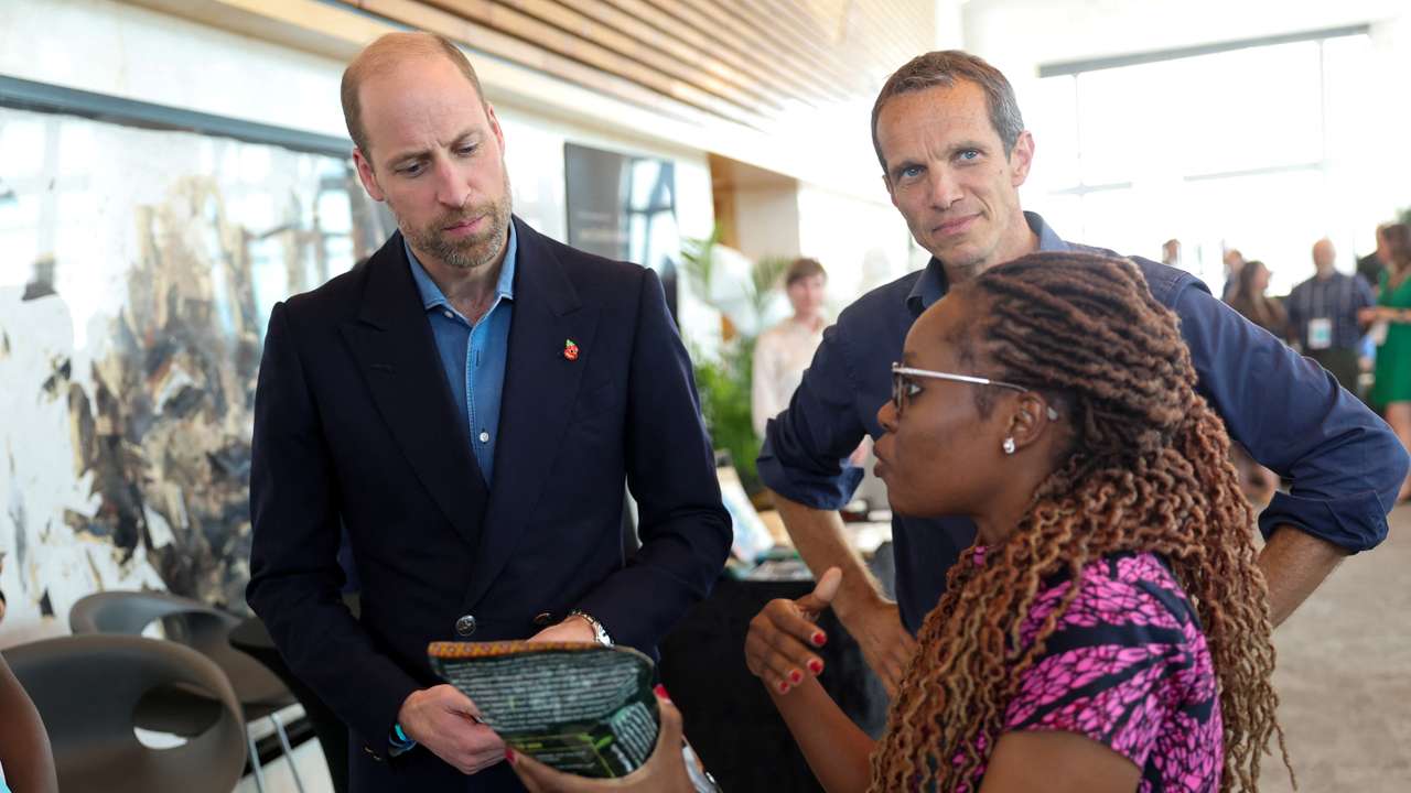 Britain's Prince William's four-day visit to South Africa