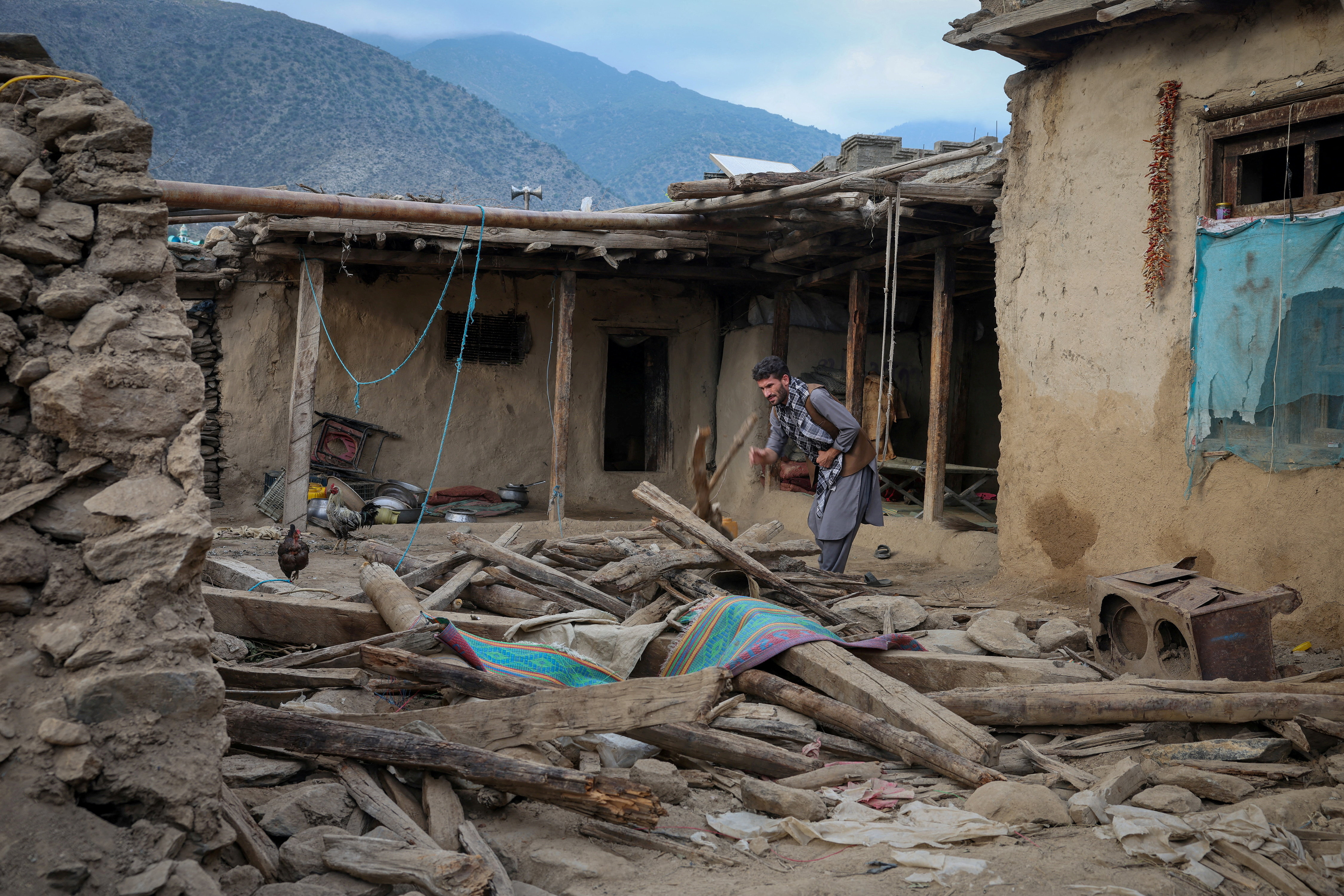 FILE PHOTO: Aftermath of deadly magnitude-6 earthquake in Afghanistan