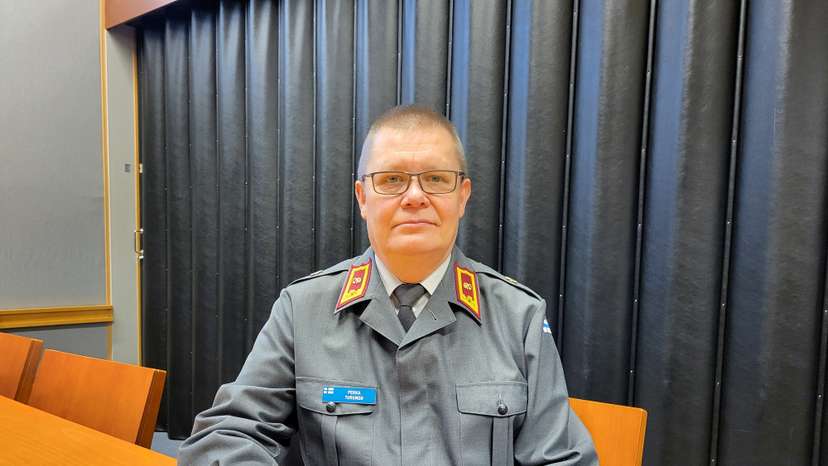 Chief of Finland's military intelligence, Brigadier General Pekka Turunen is pictured at the Finnish defence command headquarters in Helsinki