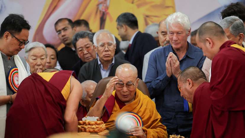 FILE PHOTO: Dalai Lama celebrates 90th birthday, in Dharamshala