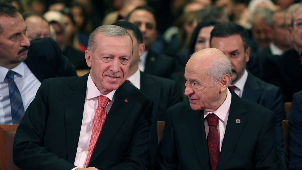 Turkish President Erdogan attends a Republic Day event in Ankara