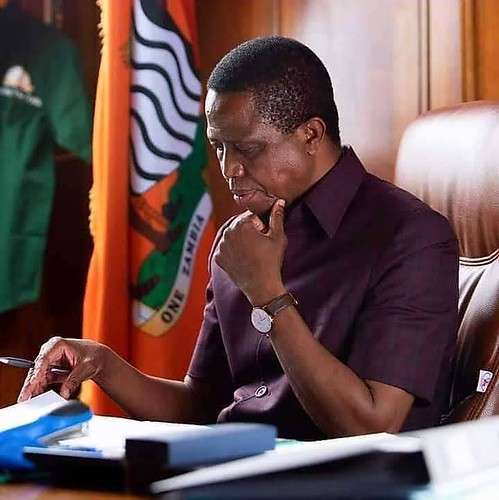 Former Zambian President Edgar Lungu