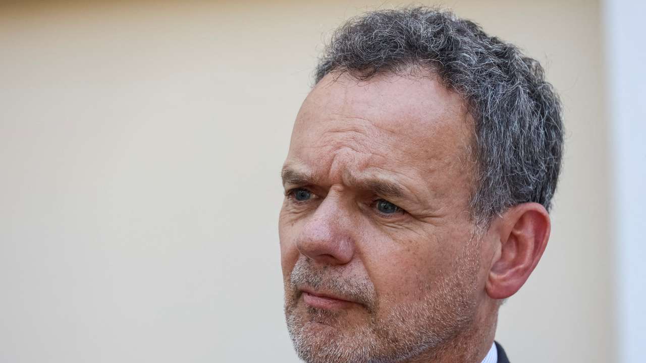 FILE PHOTO: Dutch Foreign Minister Caspar Veldkamp during a visit to Odesa