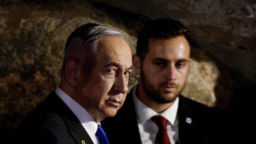 Ceremony to mark Israel's national Holocaust Remembrance Day, in Jerusalem