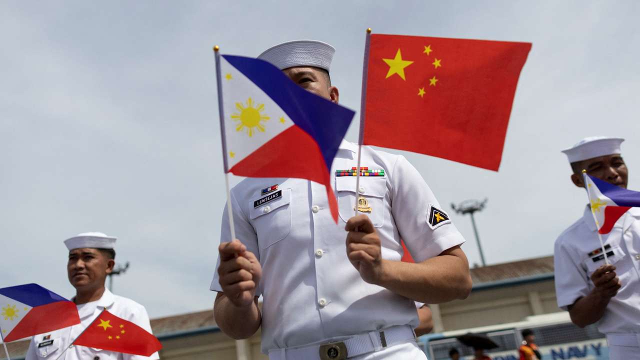 FILE PHOTO: Chinese Navy ship docks in Manila for four-day goodwill visit