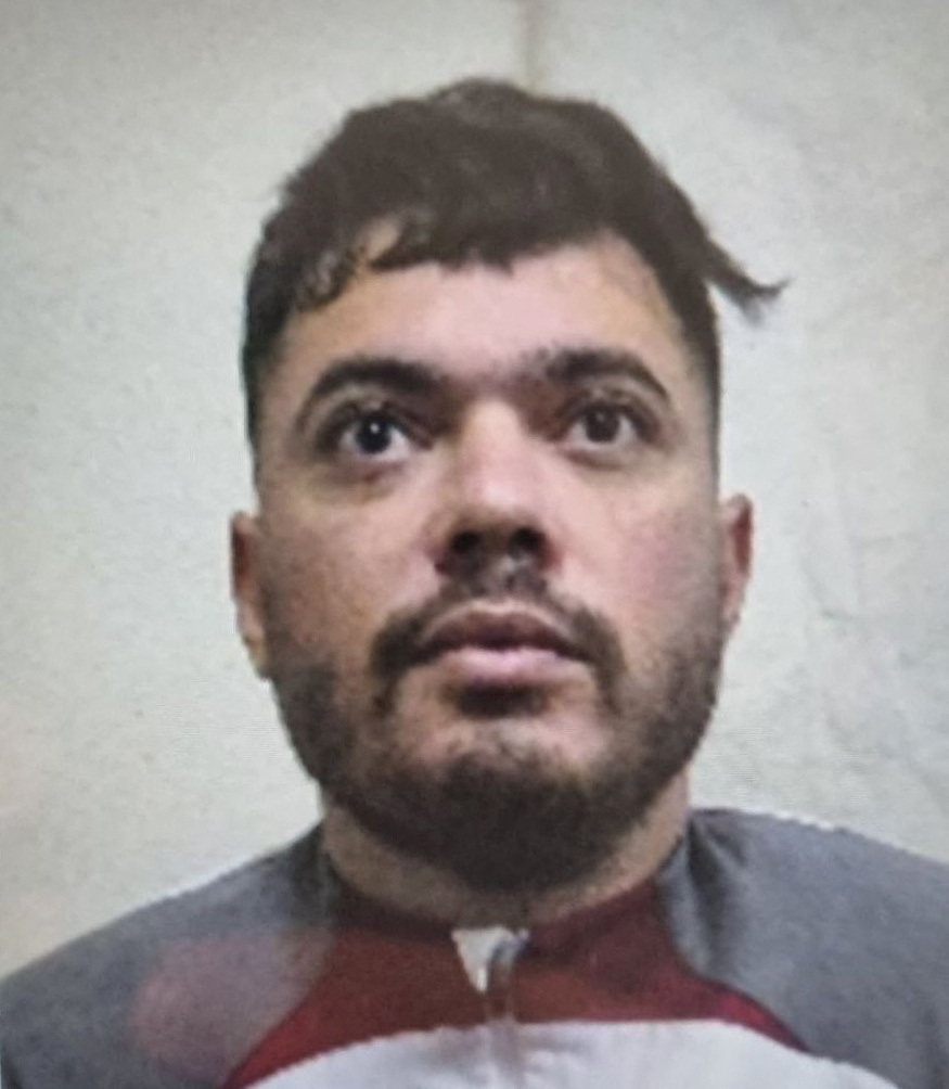 Undated mugshot of 30-year-old French inmate Amra