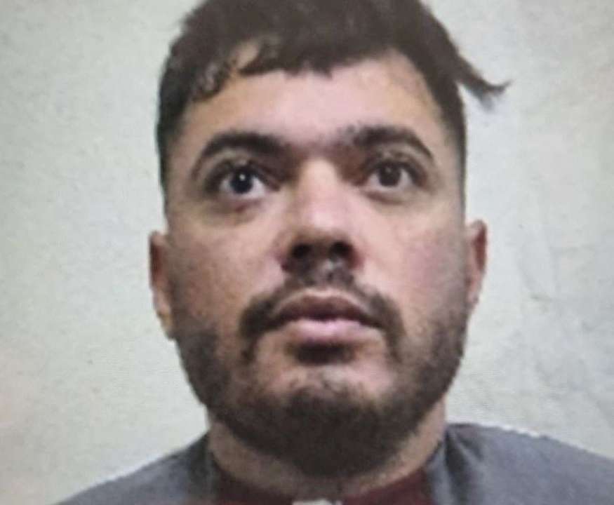 Undated mugshot of 30-year-old French inmate Amra