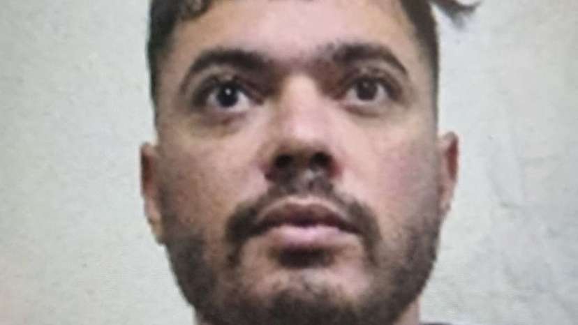 Undated mugshot of 30-year-old French inmate Amra