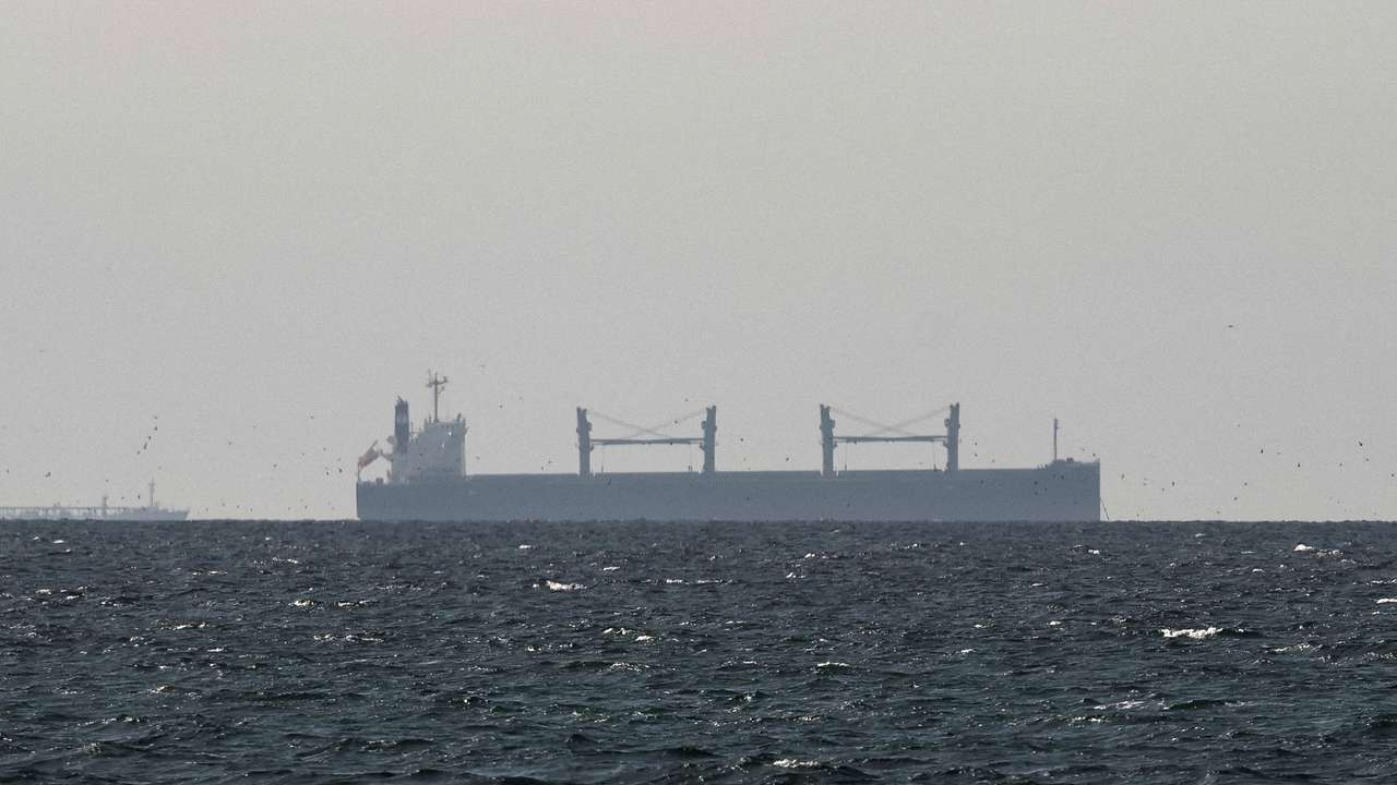FILE PHOTO: Tankers sail in the Gulf, near the Strait of Hormuz