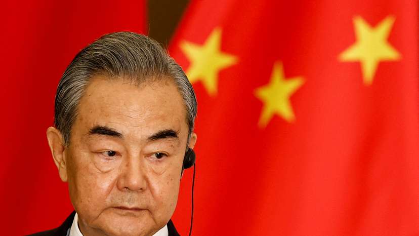 FILE PHOTO: Chinese foreign minister Wang Yi in Jakarta
