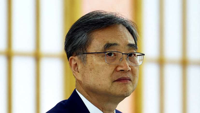 FILE PHOTO: South Korean Foreign Minister Cho Hyun in Tokyo