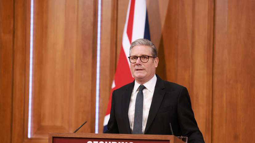 Press conference on migration, in London