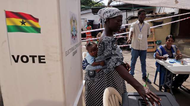 Ghana holds presidential and parliamentary election