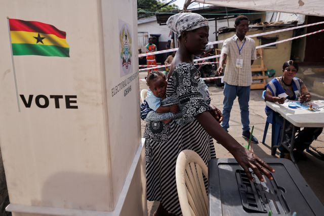 Ghana holds presidential and parliamentary election