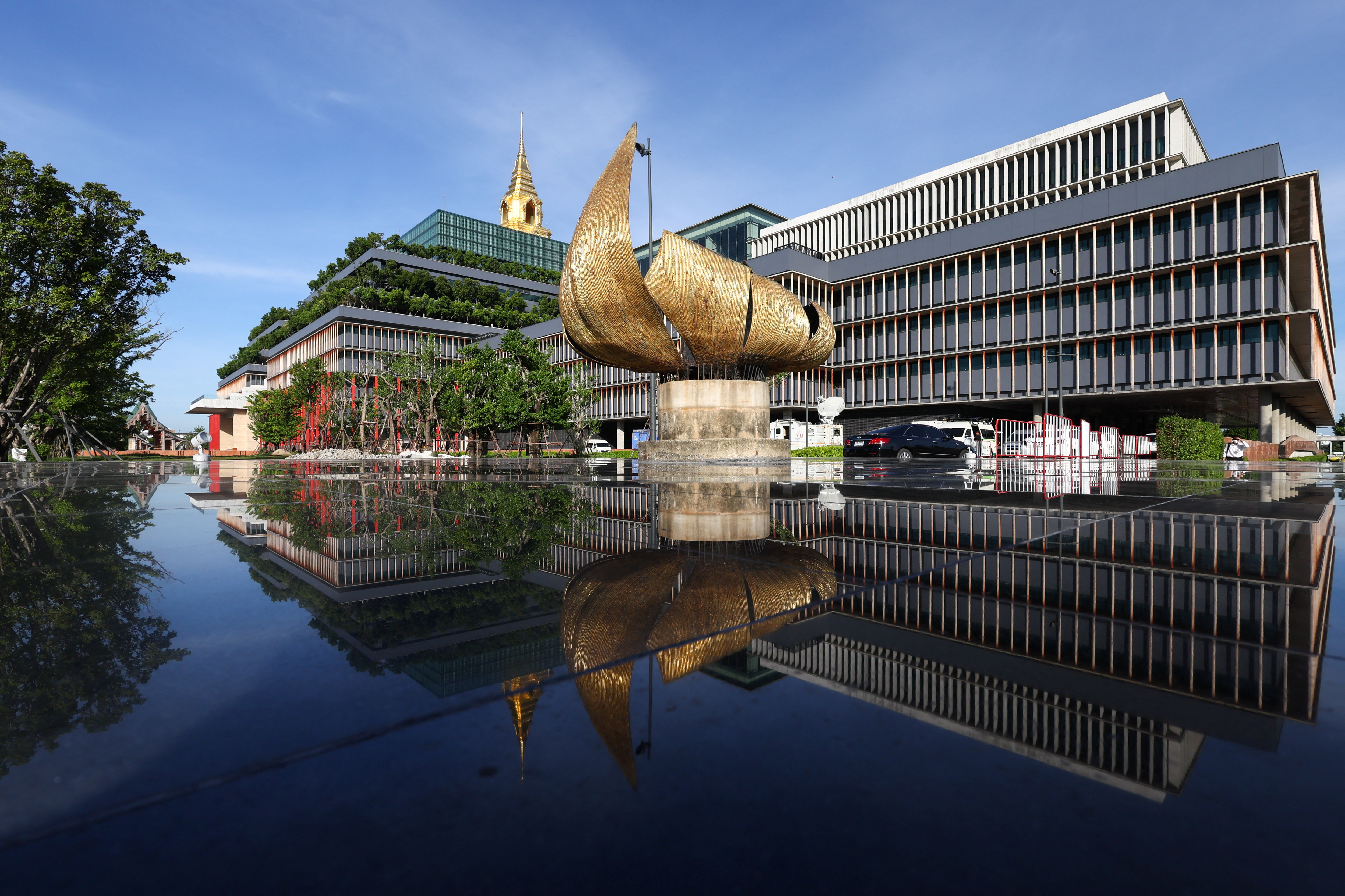 A generic view of Thailand's parliament before voting for a new prime minister begins at the parliament, in Bangkok
