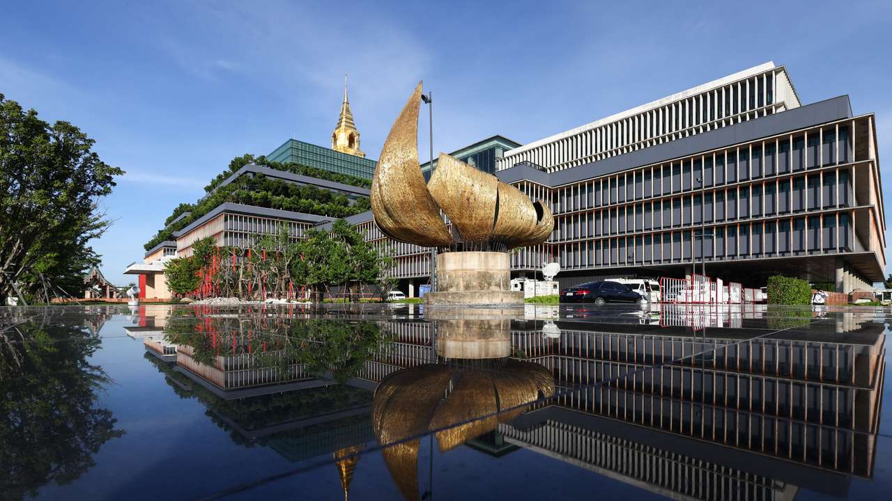 A generic view of Thailand's parliament before voting for a new prime minister begins at the parliament, in Bangkok