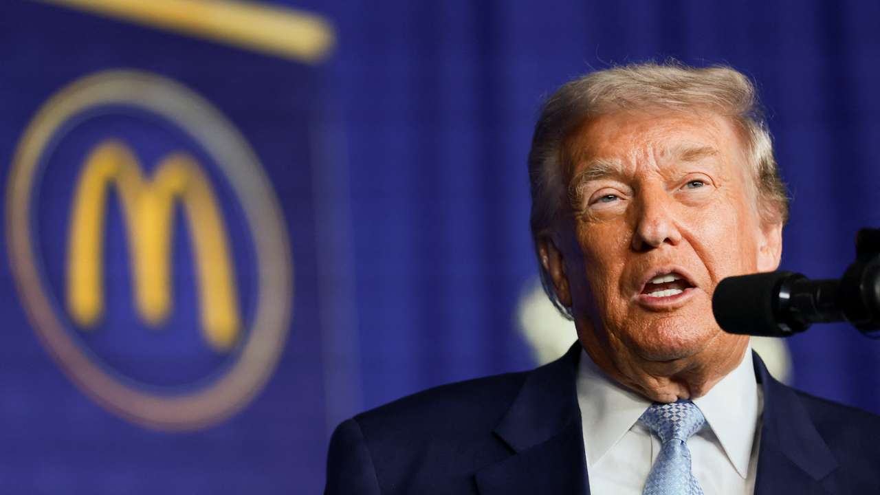 U.S. President Trump speaks at McDonald's Impact Summit