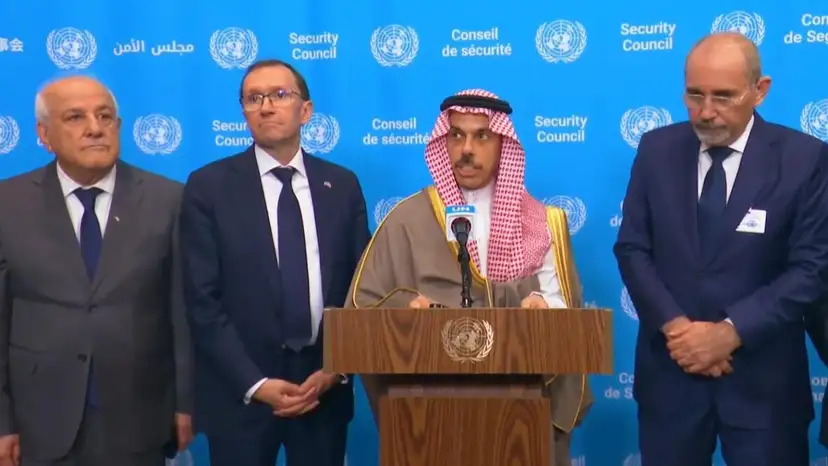 Saudi Minister Urges Action On Two-State Solution