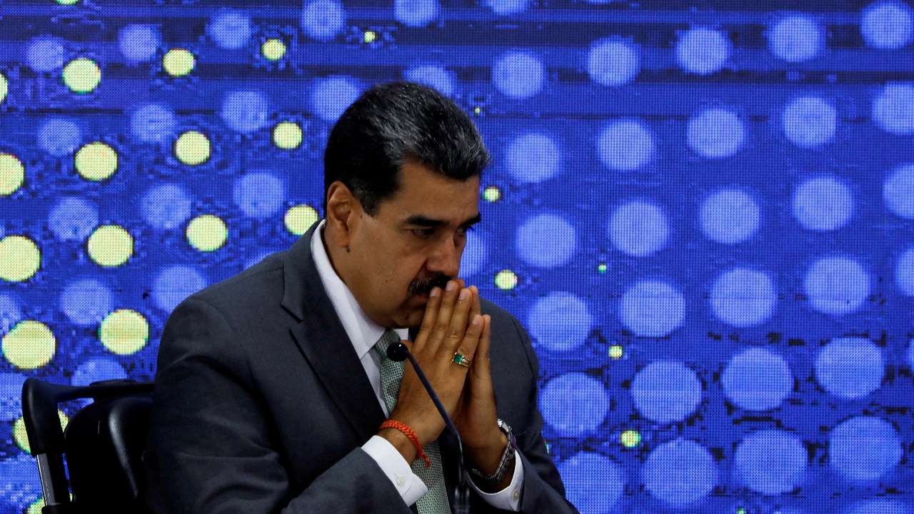 FILE PHOTO: Venezuela's President Nicolas Maduro in Caracas