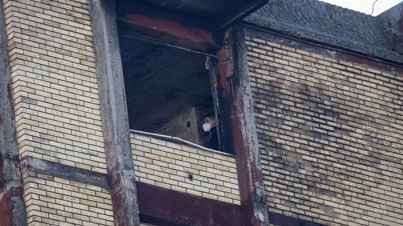 Bosnia fire at a home for the elderly