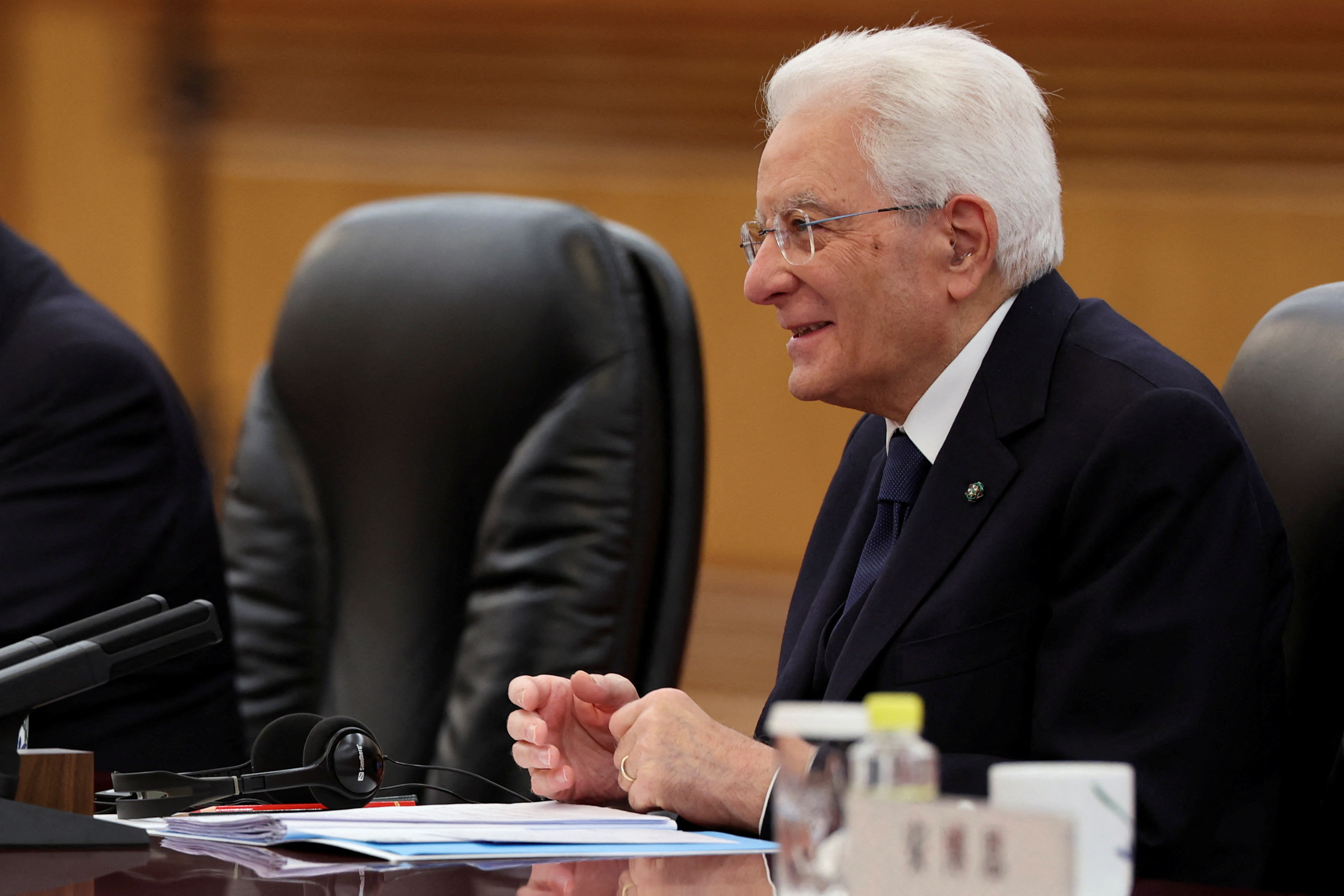Italy's President Sergio Mattarella visits China
