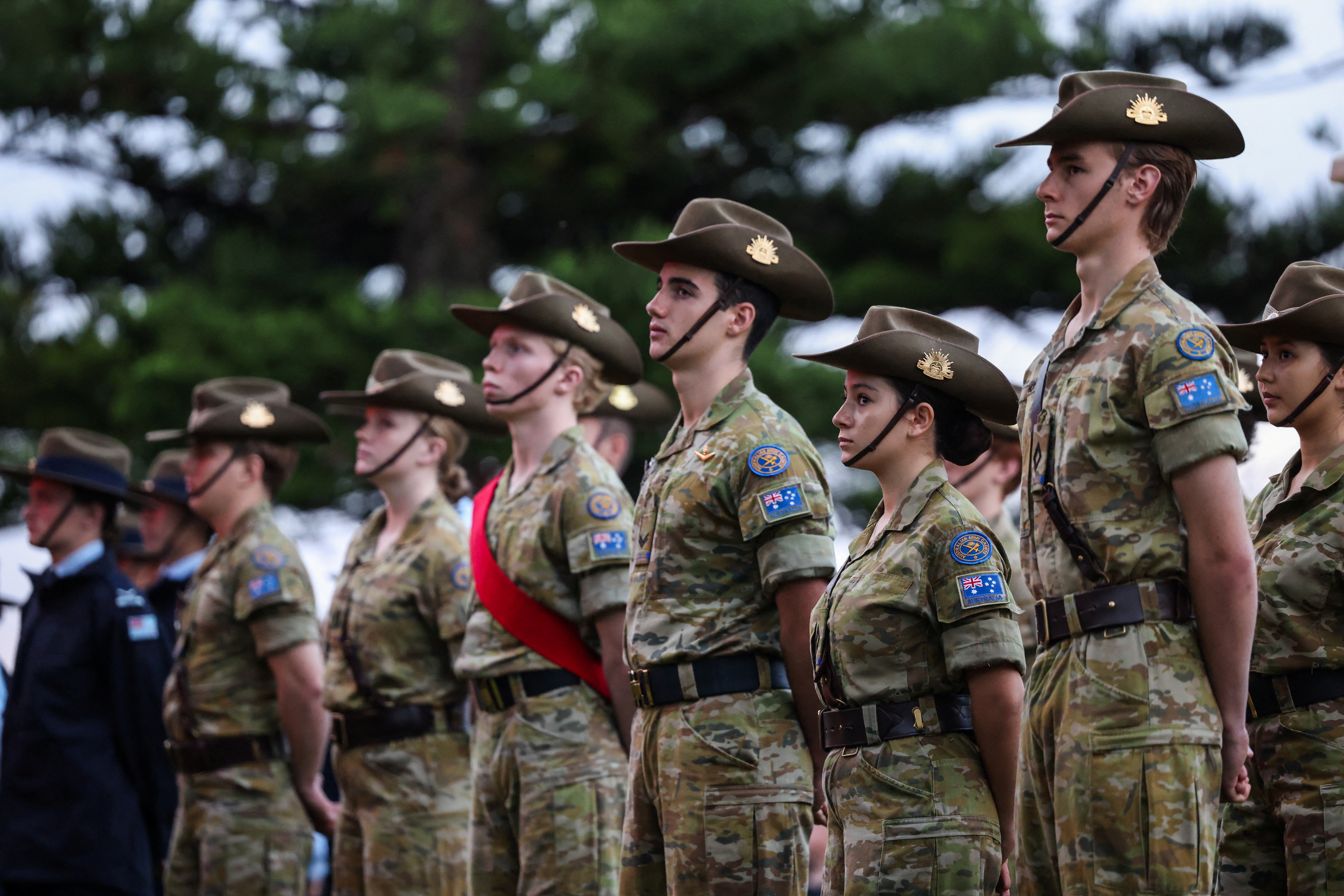 ANZAC Day dawn service at Coogee Beach in Sydney