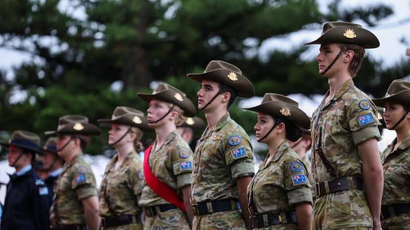ANZAC Day dawn service at Coogee Beach in Sydney